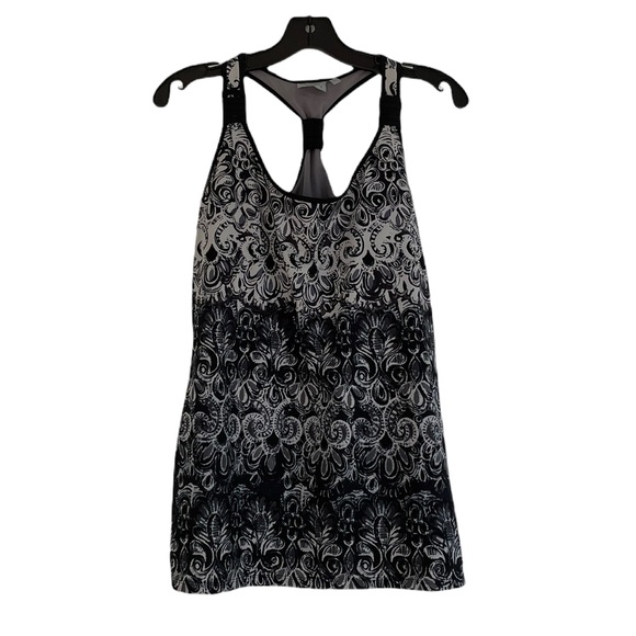 💕EUC Athleta Fuse Racerback Paisley Print Tank Top XL - Picture 3 of 6